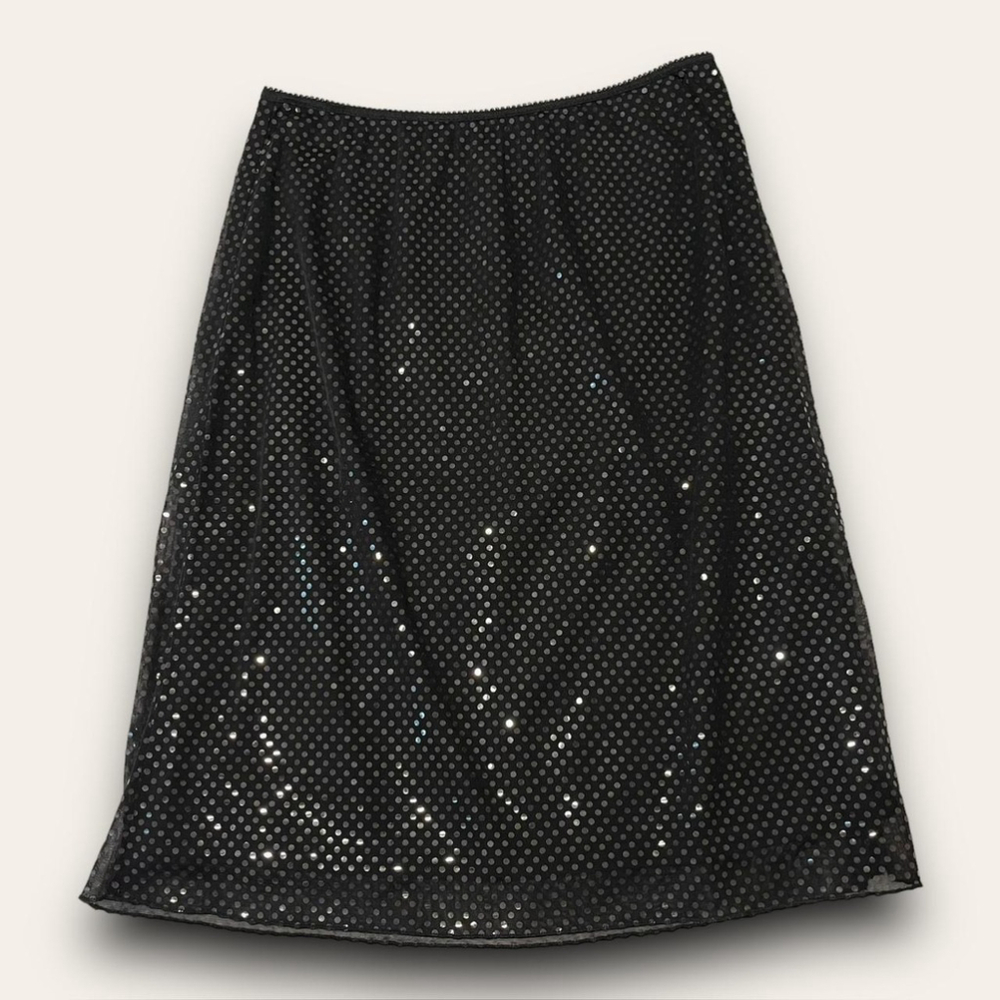 90s Sequin Polka Dot Skirt Jonathon Martin Size Medium Whimsygoth Disco